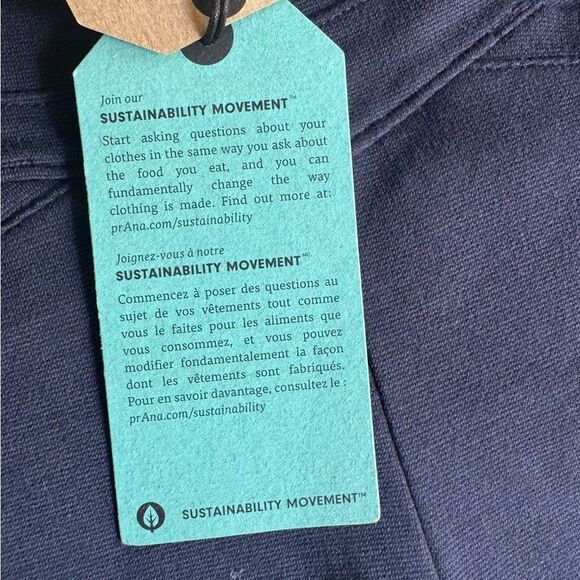 NWT prAna Monte Baldo Leggings Women's Navy Pants Size XS - Picture 10 of 16